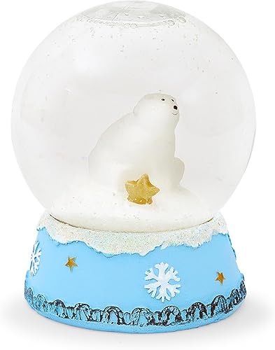 Mousehouse Gifts Noël Boule à Neige décorative Ours Polaire - Pas Parfait - décoloration - Nail Gallerys