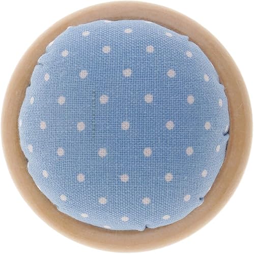 SM SunniMix Support de Coussin à épingles en Bois - Couture Artisanale - Bleu, Bleu - Nail Gallerys