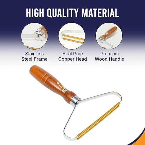 1 grattoir double face pour moquette et anti-peluches avec poignée ergonomique élégante | Épilateur de poils d'animaux, brosse pour tapis et tissu pour vêtements et tapis | Parfait pour les maisons - Nail Gallerys