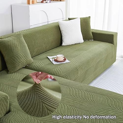 Housse De Canapé 1 Pièces ，jacquard Imperméable Extensible Protection Housses De Canapé， Couvre Canapé D'angle Avec Accoudoirs, Housse De Canapé Peninsula En Forme De L Lavable(Dark Gray,190CM-230CM) - Nail Gallerys