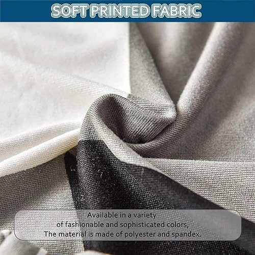 Aulande Lot de 2 housses de fauteuil à oreilles et de repose-pieds extensibles avec housse de protection pour ottomane (# 24) - Nail Gallerys