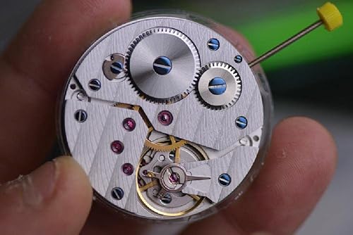 HJIYRE Mouvement Automatique 17 Jewels for Montre Seagull ST36 6497, remontage Manuel, pièce de réparation - Nail Gallerys