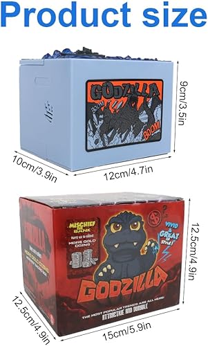 KBIBCK Tirelire Electronique en Forme de Dinosaure, Tirelire Enfant, Tirelire Dinosaure, Tirelire Drôle pour Petite Monnaie Automatique Banque d'Épargne Significatif pour Enfants D'anniversaire Cadeau - Nail Gallerys