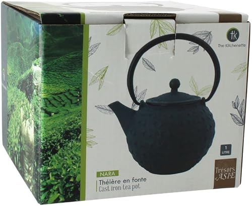 THE KITCHENETTE - Theiere nara 1l en fonte bleue - 7321448 - Nail Gallerys