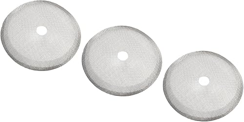 Lot de 3 filtres en maille en acier inoxydable pour cafetière à piston de rechange réutilisables (pour 800 ml) - Nail Gallerys