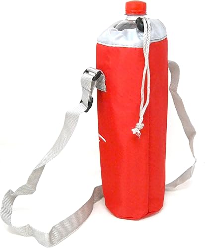Housse isotherme pour bouteille avec longue sangle, 1,5 litres, rouge et blanc, motif flocon de neige, sac pour bouteille, réfrigérateur - Nail Gallerys