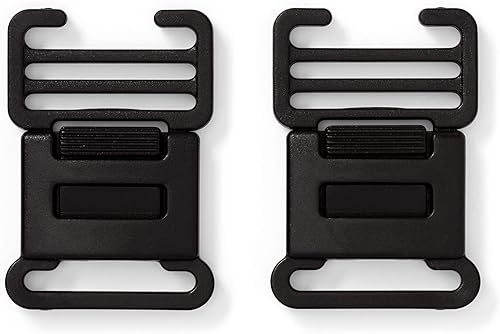 Prym Buckle Clip, Plastique, Black, 35 mm, schwarz, 2 Stück - Nail Gallerys