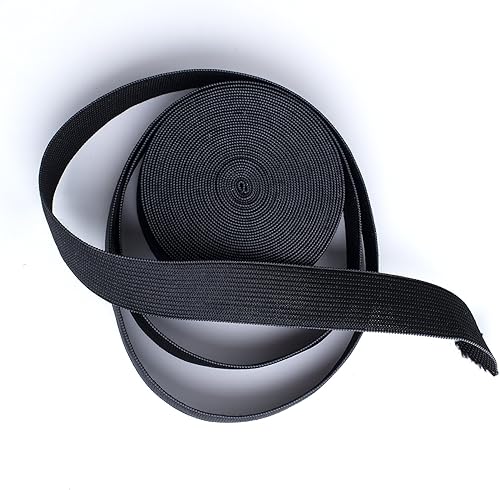 Bande élastique de 3 m de long, 50 mm de large, noir ou blanc - Nail Gallerys