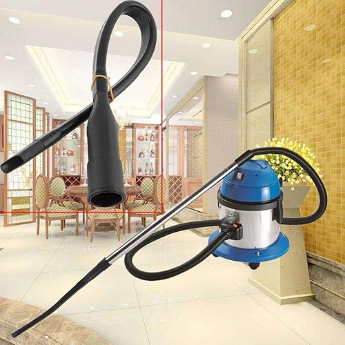 MAGT Embout D'aspirateur Universel, Kit De Buse Cleanner, Accessoires for Aspirateur Domestique, Tube De Tuyau Déformable À Tête D'aspiration Longue Et Plate, Noir, Plastique (diamètre De 32 Mm) - Nail Gallerys