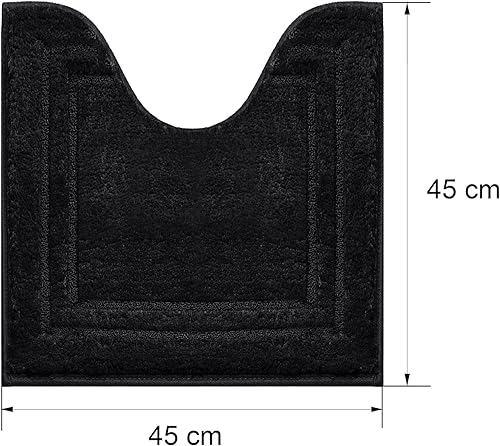 Decomira Tapis de Bain Antidérapant | Super Absorbant et Lavable en Machine | pour la Salle de Bain, Douche, Baignoire ou comme Tapis WC | Beige - 50x80 cm - Nail Gallerys