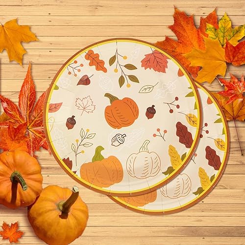 AHPYEUHK Lot de 50 assiettes jetables en carton de 17,8 cm - Assiettes à dessert - Cloche de Noël - Branche verte - Décorations de fête - Nail Gallerys