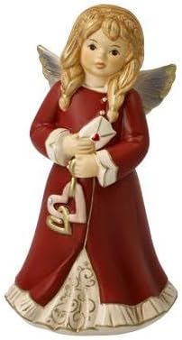 Goebel Figurine d'ange avec Amour - Bordeaux - Messager céleste de Noël - Nail Gallerys