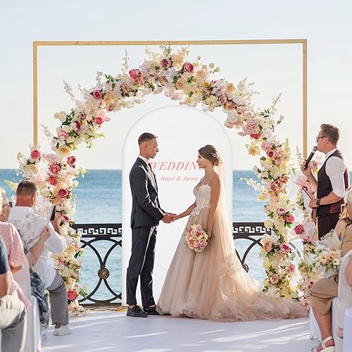 Pinafresa 2,2 m de couverture d'arche de mariage assortie pour arche de mariage, dessus rond pour fête d'anniversaire, décoration de banquet - Nail Gallerys
