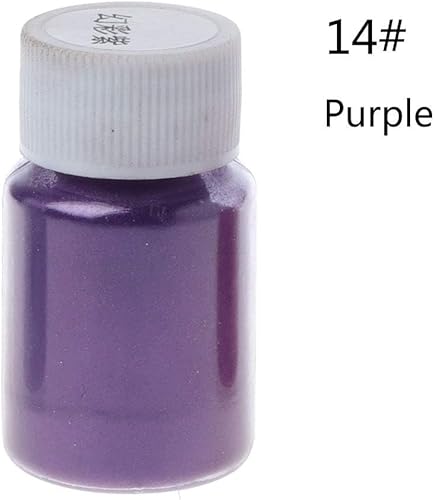Poudre de mica – 10 g/flacon de poudre pigmentée naturelle pour résine époxy, fabrication de savon, fabrication de bougies, gloss à lèvres, teinture époxy, vernis à ongles - Nail Gallerys