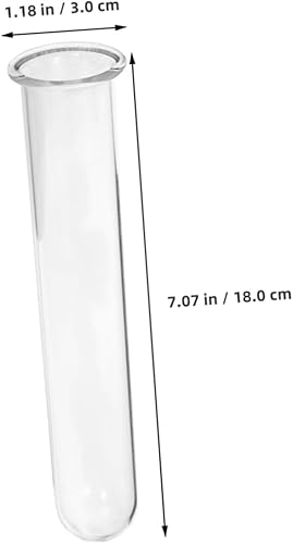 Gatuida Lot De 4 Tubes À Essai pour Culture Hydroponique en Verre Transparent - Nail Gallerys