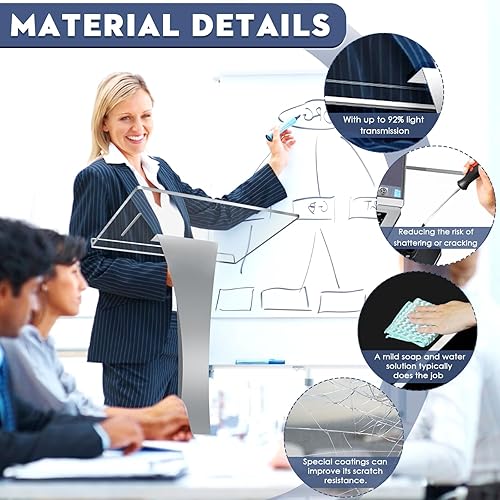 Vakiorn Podium en Acrylique Transparent, chaire de 43' pour Les églises, pupitre Moderne pour Les salles de Classe, Les conférences, Les Mariages et Autres (argenté) - Nail Gallerys