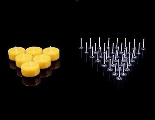 Lot de 100 mèches en Coton Naturel pour la Fabrication de Bougies - 10 cm - Nail Gallerys