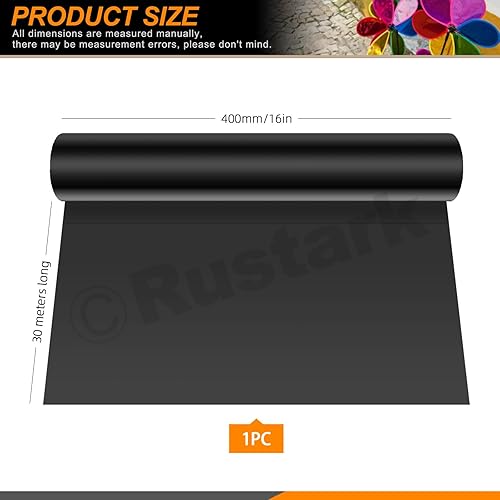 Rustark 1 rouleau de papier cadeau en cellophane rouge transparent de 40 cm x 30 m - Pour paniers-cadeaux, friandises, cristal, papier cadeau, papier cellophane, pour travaux manuels, fleurs - Nail Gallerys