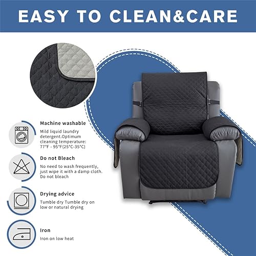 LinFortune Housses de Fauteuil Inclinable pour Chaise Électrique 2 Places Housse de Canapé Imperméable pour Fauteuil Inclinable Protection de Meubles pour Salon (Beige 2 Places) - Nail Gallerys