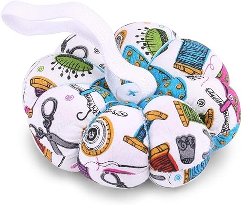 Oumefar 1 coussin d'aiguilles créatif en tissu pour poignet epingle couture avec ceinture élastique pour la couture Tools - Nail Gallerys