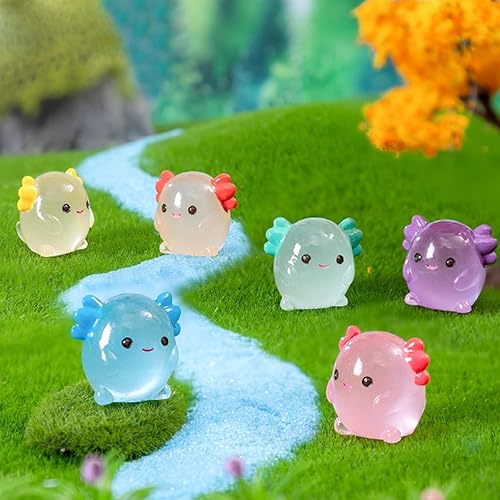 Yeory Mini-Figurines de Dragon, 12pcs Figurines de Dragon Lumineuses, Mini Animaux en résine, Lueur Miniature dans Les Animaux résine Noire et minuscules - Nail Gallerys