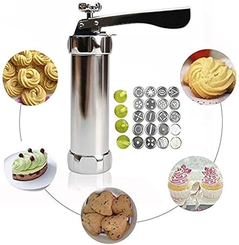 Presse à Biscuits Machine, Kit de Pistolet de Presse à Biscuits, Acier Inoxydable Presse Biscuits Machine, Outils Qui Peuvent Etre Utilisés pour Faire des Biscuits Dans la Cuisine - Nail Gallerys