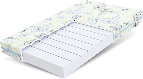 FDM Melody Matelas 90 x 180 cm Mousse à Mémoire de Forme Épaisseur 10 cm Fermeté H3 Matelas à Deux Faces Oeko-TEX Hypoallergénique Housse Lavable Dumbo - Nail Gallerys