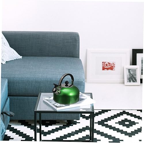 IMIKEYA Bouilloire Sifflante Acier Inoxydable Avec Poignée Ergonomique Pour Cuisinière À Induction Et Capacité Large Pour Thé Et Boissons - Nail Gallerys