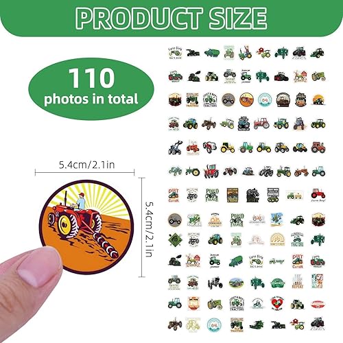 NYGGTYK 110 Autocollants De Tracteur, Autocollants De Graffitis De Dessins Animés Créatifs, Autocollants Décoratifs De Skateboard De Carnet De Bricolage, Autocollants pour Enfants. - Nail Gallerys