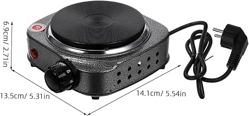 Alipis Petite Fournaise Électrique Plaque De Cuisson Petite Plaque Chauffante Brûleur Électrique De Casserole Plaques Chauffantes Pour Comptoir Plaque Chauffante De Camping Le Fer Gris - Nail Gallerys