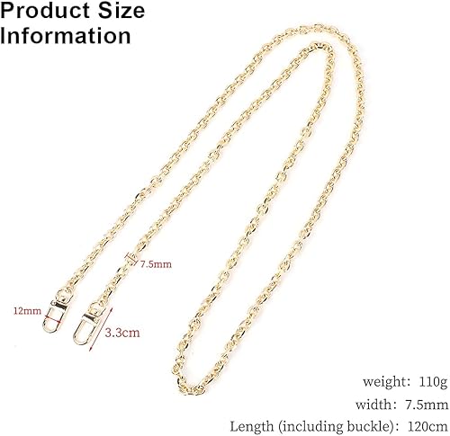 KXUSW Chaine,bandouliere pour Sac,Chaine pour Sac a Main,bandouliere pour Sac a Main,1 pièce, Boucle Amovible, adaptée aux Sacs à bandoulière, chaînes de Sac, Accessoires de Sac - Nail Gallerys