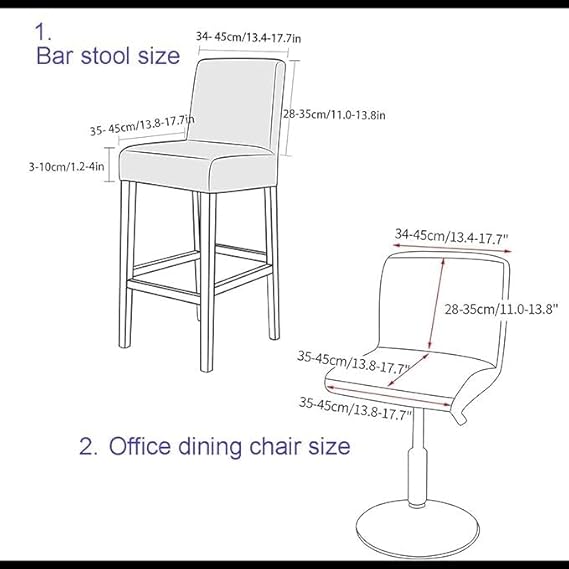 Housse Tabouret De Bar Lot De 6 4 2 Housse Tabouret Bar Industriel Couverture Chaise De Bar Scandianve Protege Chaise Recouvre Chaise Salle A Manger Universelle Extensible ( Color : Y , Size : 6 Pack - Nail Gallerys