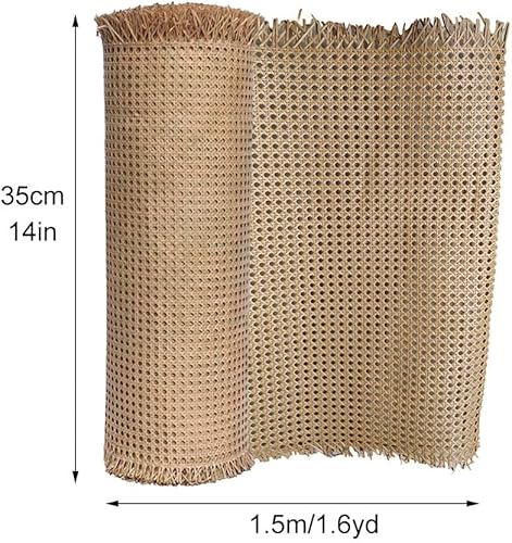 Oniissy Rouleau de toile en rotin pour caning de chaises - Plusieurs tailles disponibles - Rouleau de toile en rotin pour projets de cannage - Pour meubles, chaise, armoire (N, 50 x 200 cm) - Nail Gallerys