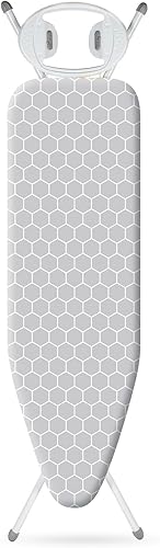 Minky Housse de Repassage élastiquée Coton sur molleton122x38cm, Coloris Assortis - Nail Gallerys