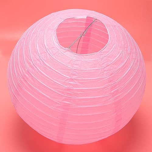 BABOS 1 lanterne japonaise en papier pour mariage, 40 cm, rose - Nail Gallerys