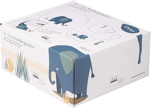 ASA 38950314 Service de table en porcelaine pour enfant 5 pièces, Blanc. - Nail Gallerys