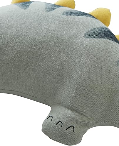 VERTBAUDET Lot de 2 Coussins Dinosaures Petit Dino Bleu/Kaki TU - Nail Gallerys