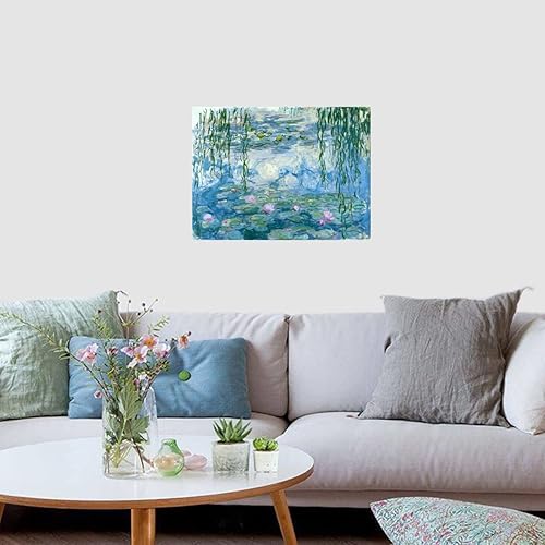 liziciti Monet Kit de peinture diamant 5D - Collection de peintures diamant célèbres pour décoration murale d'intérieur - 30,5 x 40,6 cm - Nail Gallerys