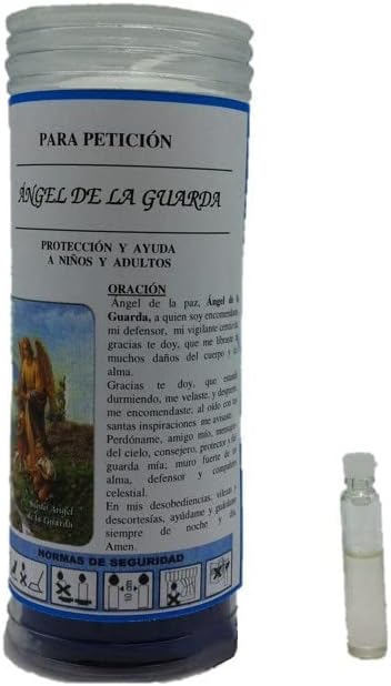Bougie ange gardien avec huile essentielle pour pétition et aide à la prière - Nail Gallerys