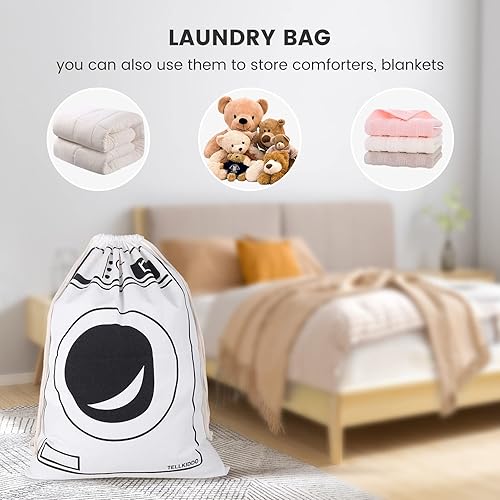 Fyore Sac Panier à Linge Sale ou Propre Pliant Ultra Capacité Respirant pour Ranger Vêtements Jouets à la Maison 65x45cm - Nail Gallerys