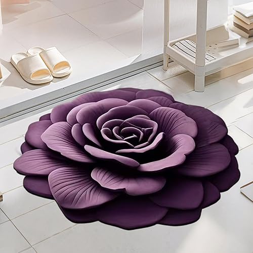 Générique Tapis De Douche en Terre De Diatomées - Absorbant en Diatomée pour Salle De Bain Antidérapant - Motif 3D Réaliste Anti-Dérapant Séchage Rapide 40x40cm pour Baignoire - Nail Gallerys