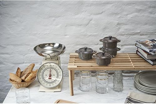 STAUB Set de Mini Cocotte, 4 pcs (x4 Mini Cocotte 10 cm), Gris antique - Nail Gallerys