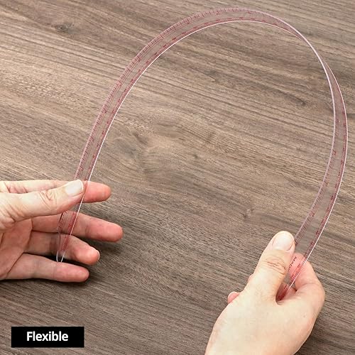 QWORK® Lot de 7 règles de couture courbes, Règle Métrique de courbe, accessoires de couture, pour designers, modélistes, tailleurs - Nail Gallerys