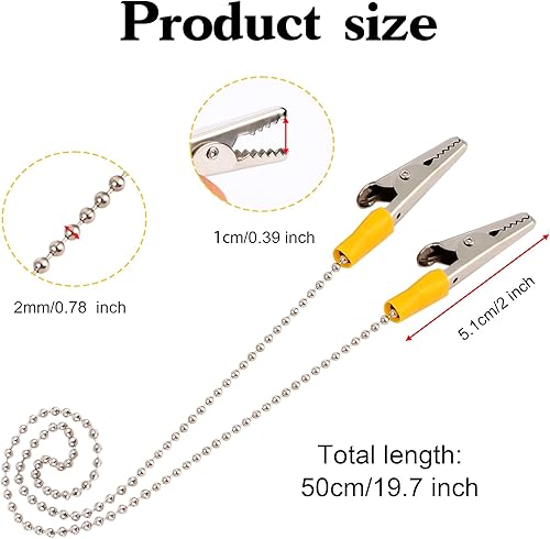 4 Pièces Serviette De Table Porte-Serviettes en Métal, Élégantes Pinces, Clips de Serviette Chaîne pour Les Personnes Agées Enfants Adulte - Nail Gallerys