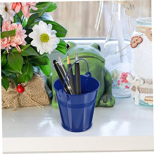 OKUMEYR Lot De 2 Mini Seaux en Métal pour Décoration De Fête Support De Fleurs Vase en Fer Lisse Et Facile À Déplacer 6 Pièces - Nail Gallerys