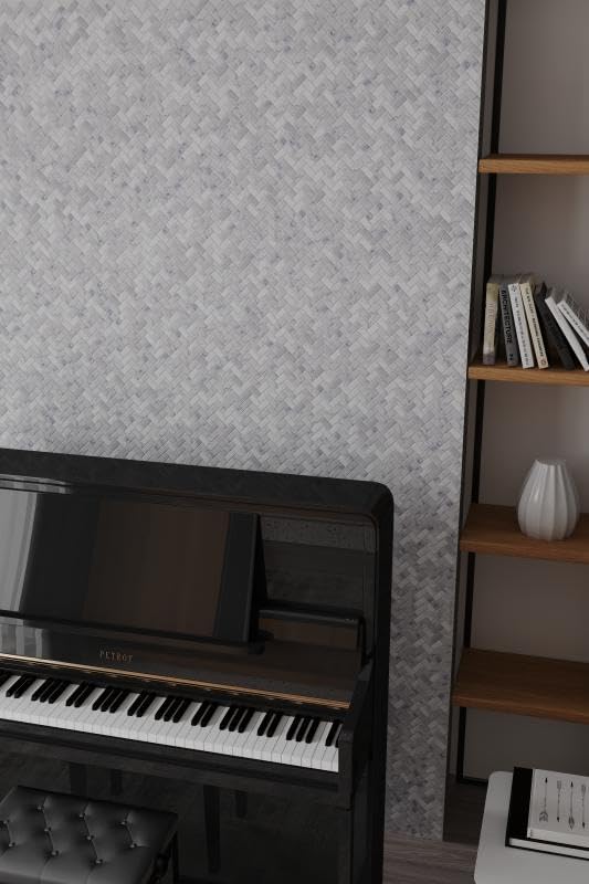 SuperDeal Lot de 10 carreaux de mosaïque en marbre naturel pour sol, mur, salle de bain, WC, douche, cuisine, revêtement de comptoir - Nail Gallerys