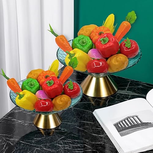 Lot de 13 faux légumes artificiels réalistes en mousse décorative pour la maison, la cuisine, la décoration de Noël, poivrons artificiels, citrouille, carottes artificielles - Nail Gallerys