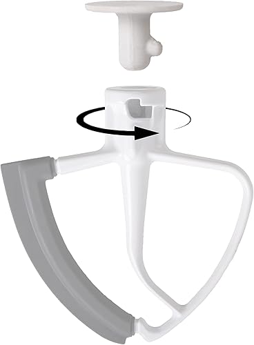 GZ-Design Lot de 4 supports de rangement pour accessoires KitchenAid tels que batteur plat, fouet, crochet pétrisseur (blanc) - Nail Gallerys