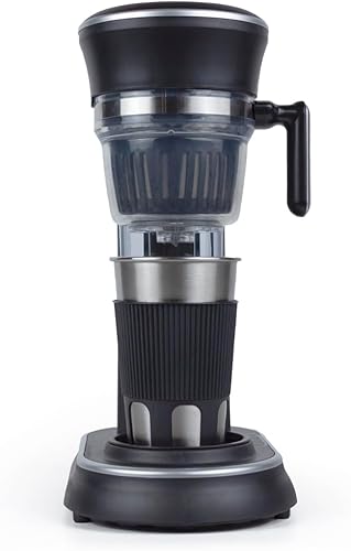 PRIXTON Machine à café avec Broyeur Capri, Cafetière à Grain et à Café Moulu avec Système Goutte à Goutte, Tasse en Acier Inoxydable, Puissance 600 Watt - Nail Gallerys