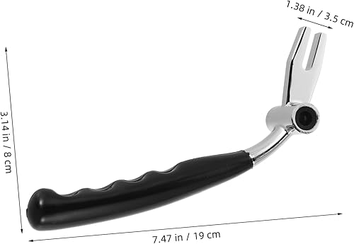 MUCKLILY Poignée de Rechange pour Machine à Glace Design Ergonomique Compatibilité Matériau Remplacement Facile pour Sorbetières - Nail Gallerys